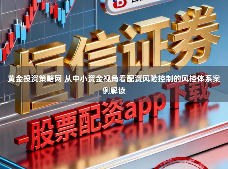 黄金投资策略网 从中小资金视角看配资风险控制的风控体系案例解读