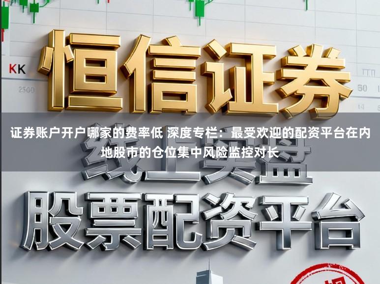 证券账户开户哪家的费率低 深度专栏:最受欢迎的配资平台在内地股市的仓位集中风险监控对长