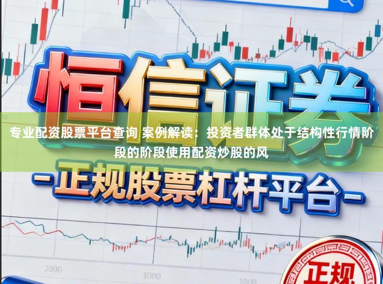 专业配资股票平台查询 案例解读：投资者群体处于结构性行情阶段的阶段使用配资炒股的风